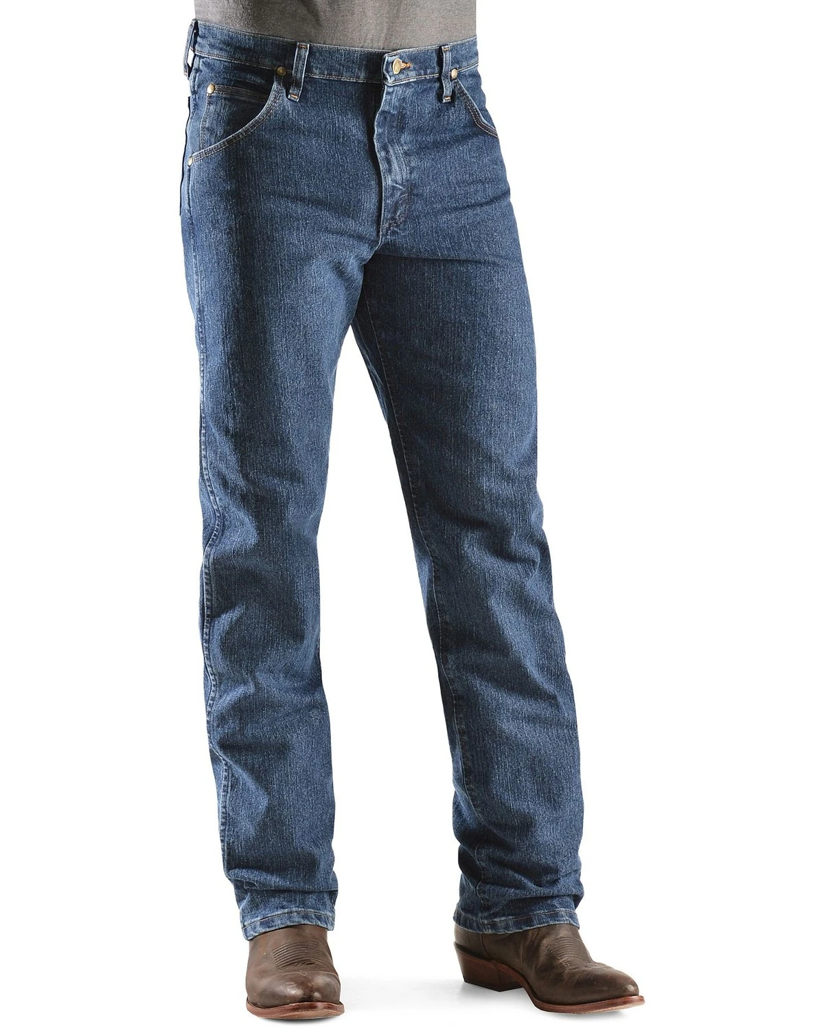 Wrangler Men's Premium Performance Advanced Comfort Mid Stone Jeans - Big & Tall - Image 2