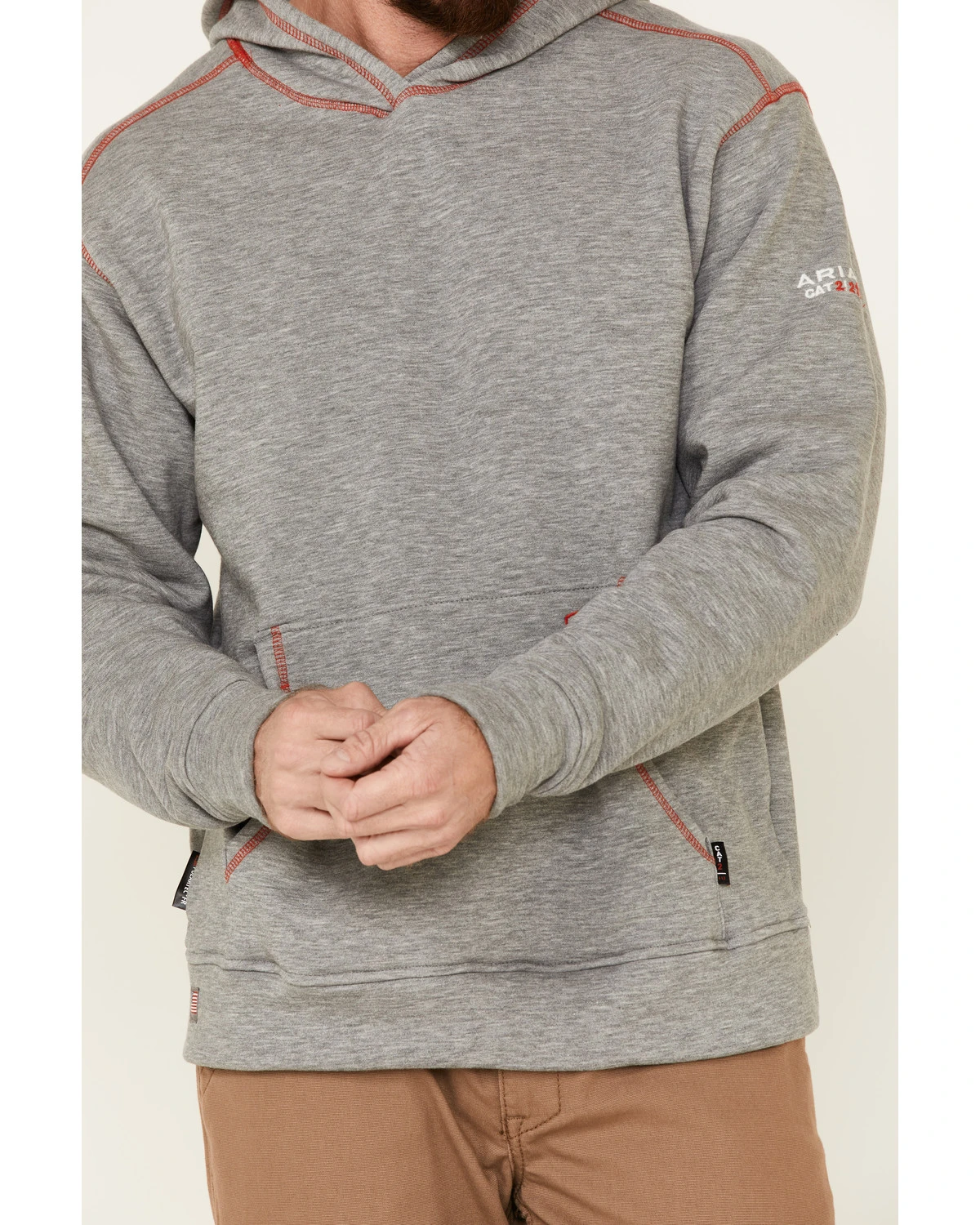 Ariat Men's Flame Resistant Polartec Hooded Work Sweatshirt - Image 3