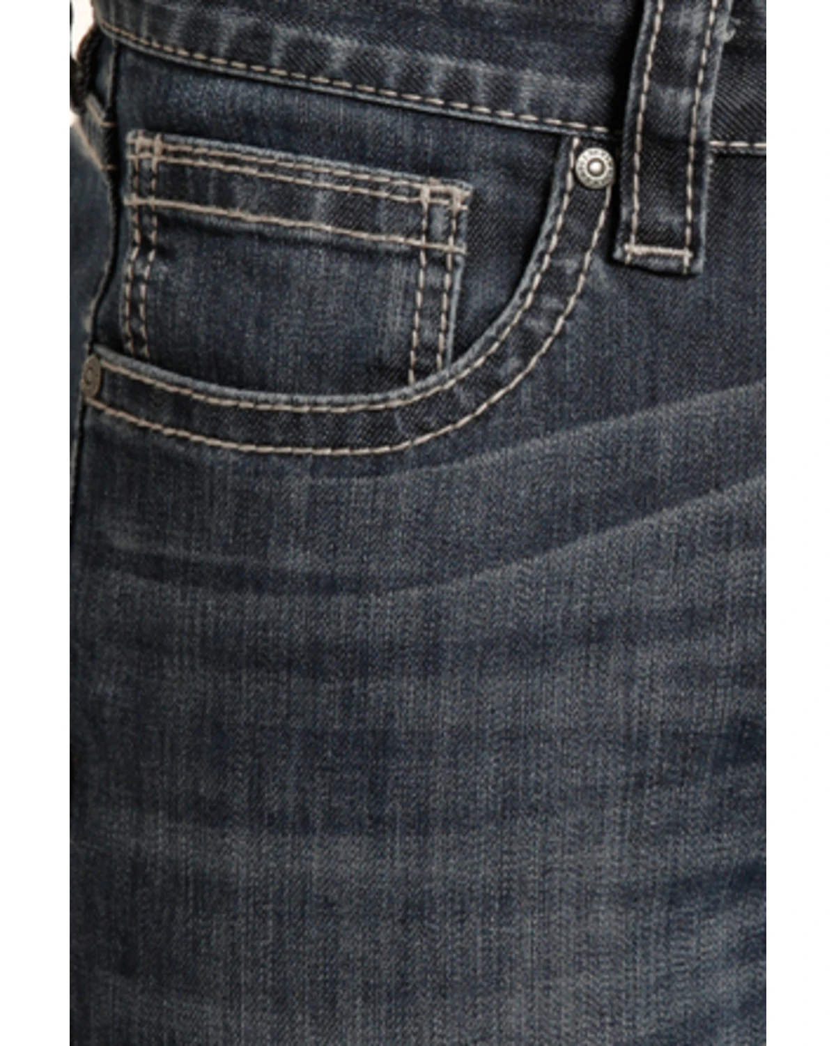 Rock & Roll Denim Men's Small "V" Reflex Revolver Slim Straight Jeans - Image 5
