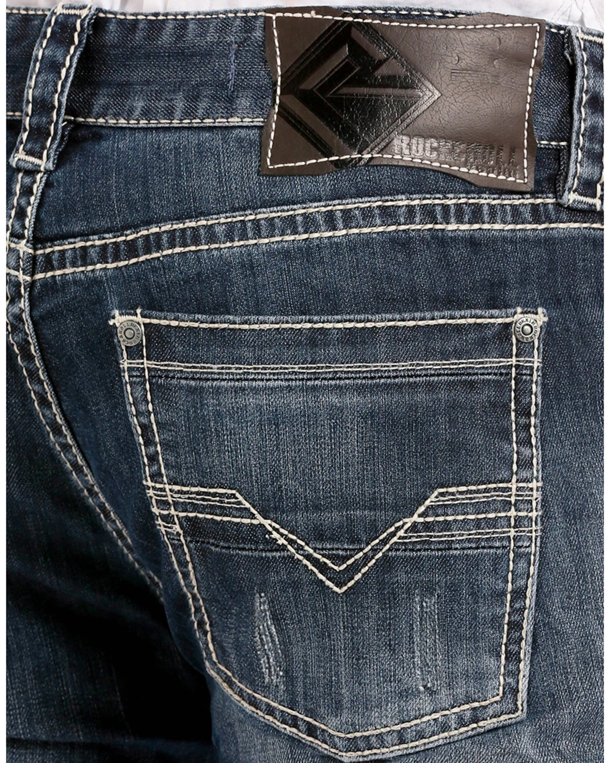 Rock & Roll Denim Men's Reflex Pistol Straight Leg Jeans - Image 2