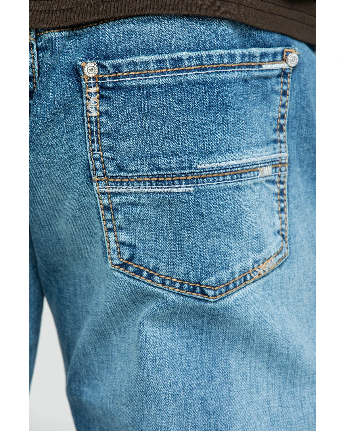 Rock & Roll Denim Men's Pistol Vintage Med Stretch Straight Jeans - Image 5