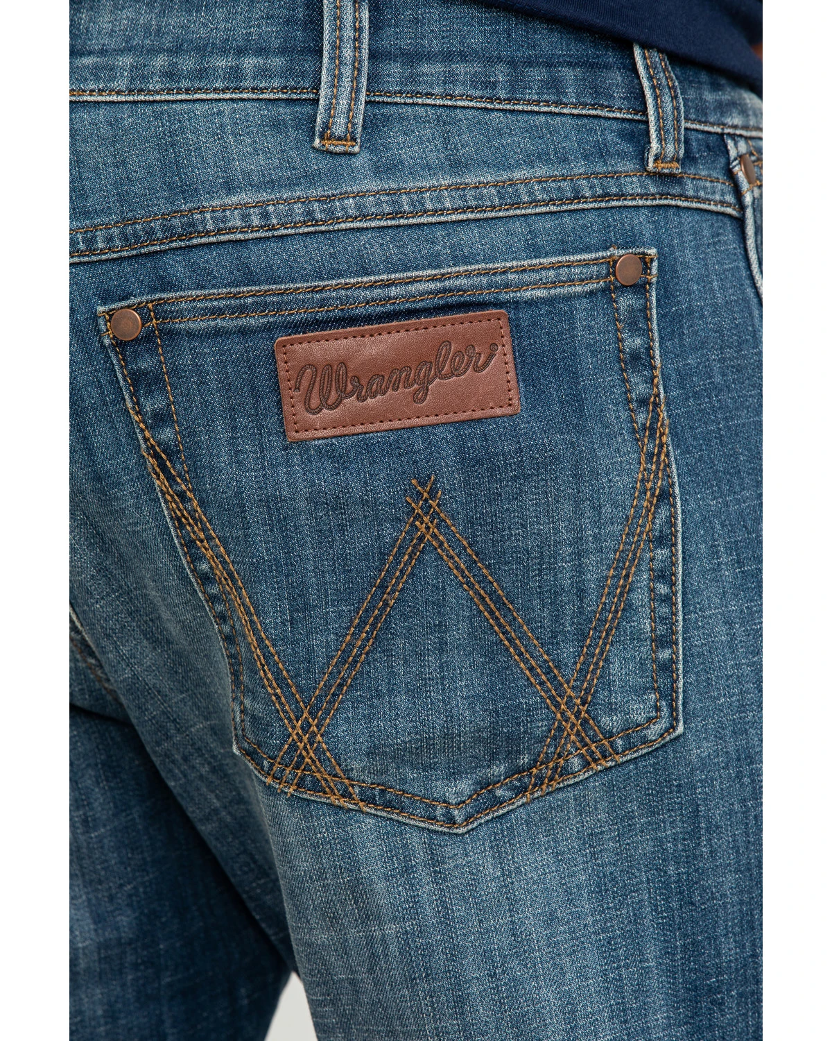 Wrangler Retro Men's Celina Stretch Slim Straight Jeans - Long - Image 4