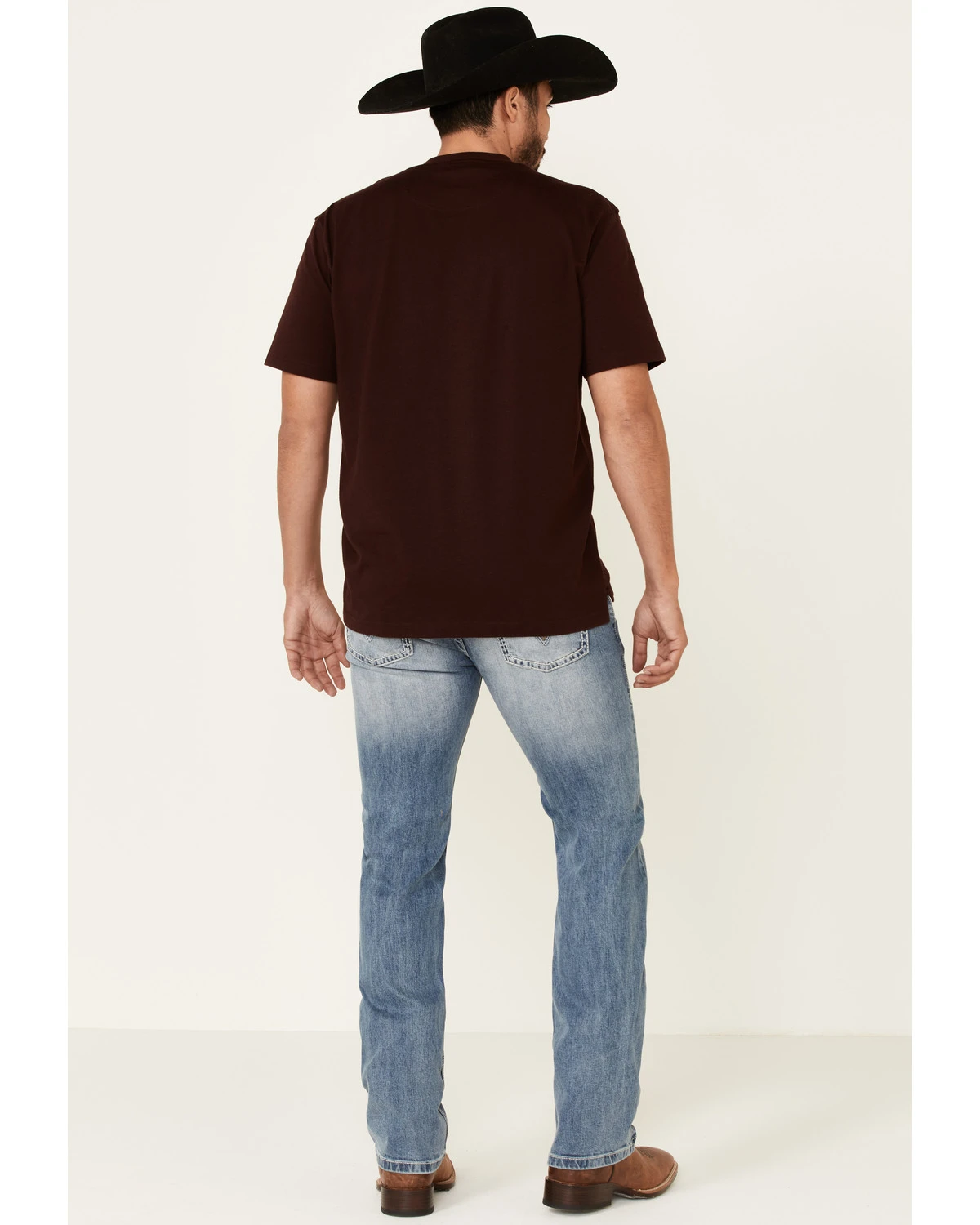 Rock & Roll Denim Men's Light Vintage Revolver Stretch Slim Straight Jeans