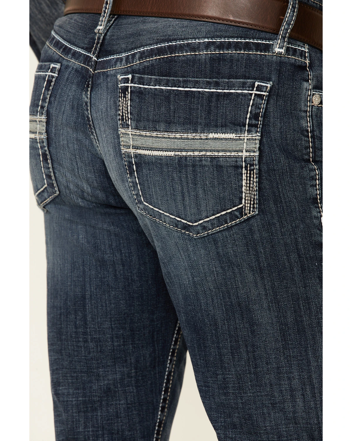 Cinch Men's Ian Dark Wash Performance Stretch Slim Bootcut Jeans - Image 3