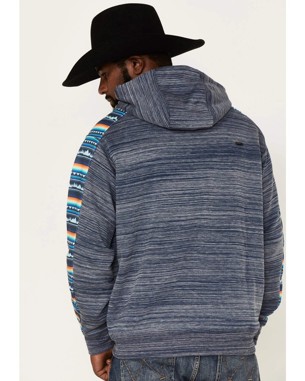 Hooey Men's Stripe Landscape Logo Hooded Sweatshirt - Image 4