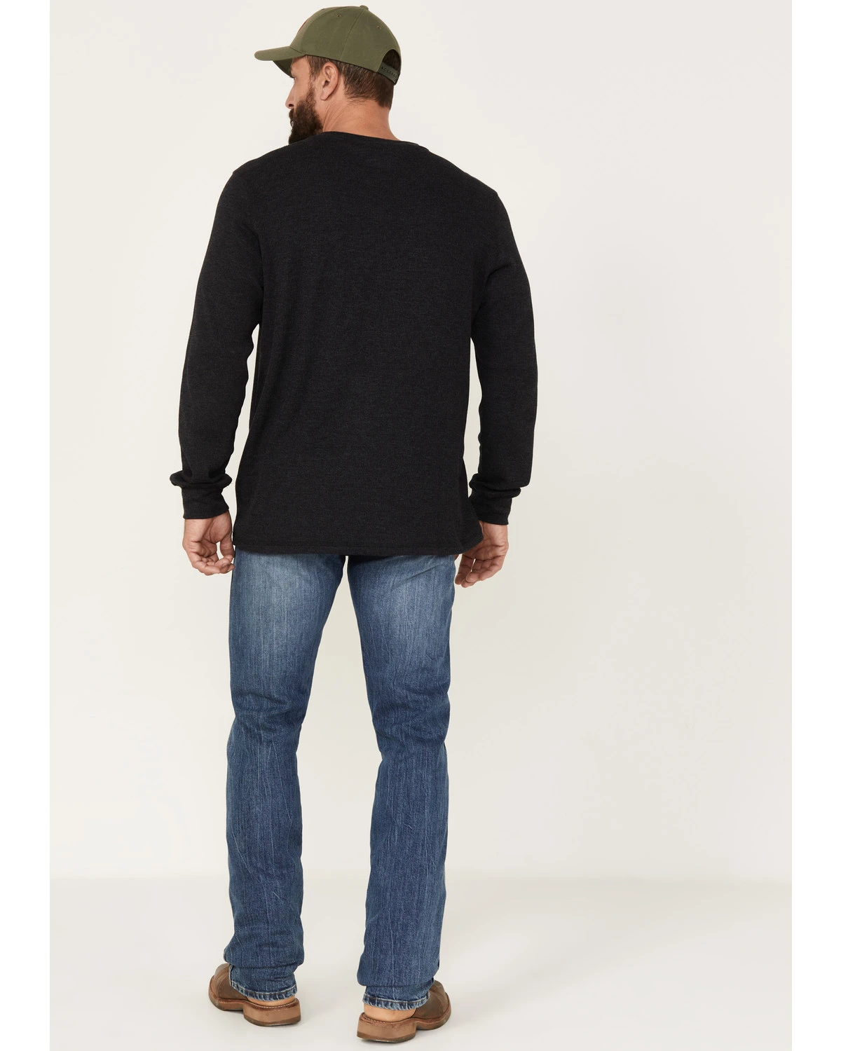 Wrangler Men's 88MWZ Retro Sawdust Medium Wash Slim Straight Denim Jeans - Tall - Image 3