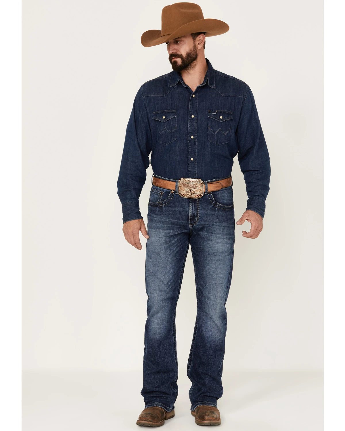 Rock 47 By Wrangler Slim Fit Bootcut Stretch Denim Jeans