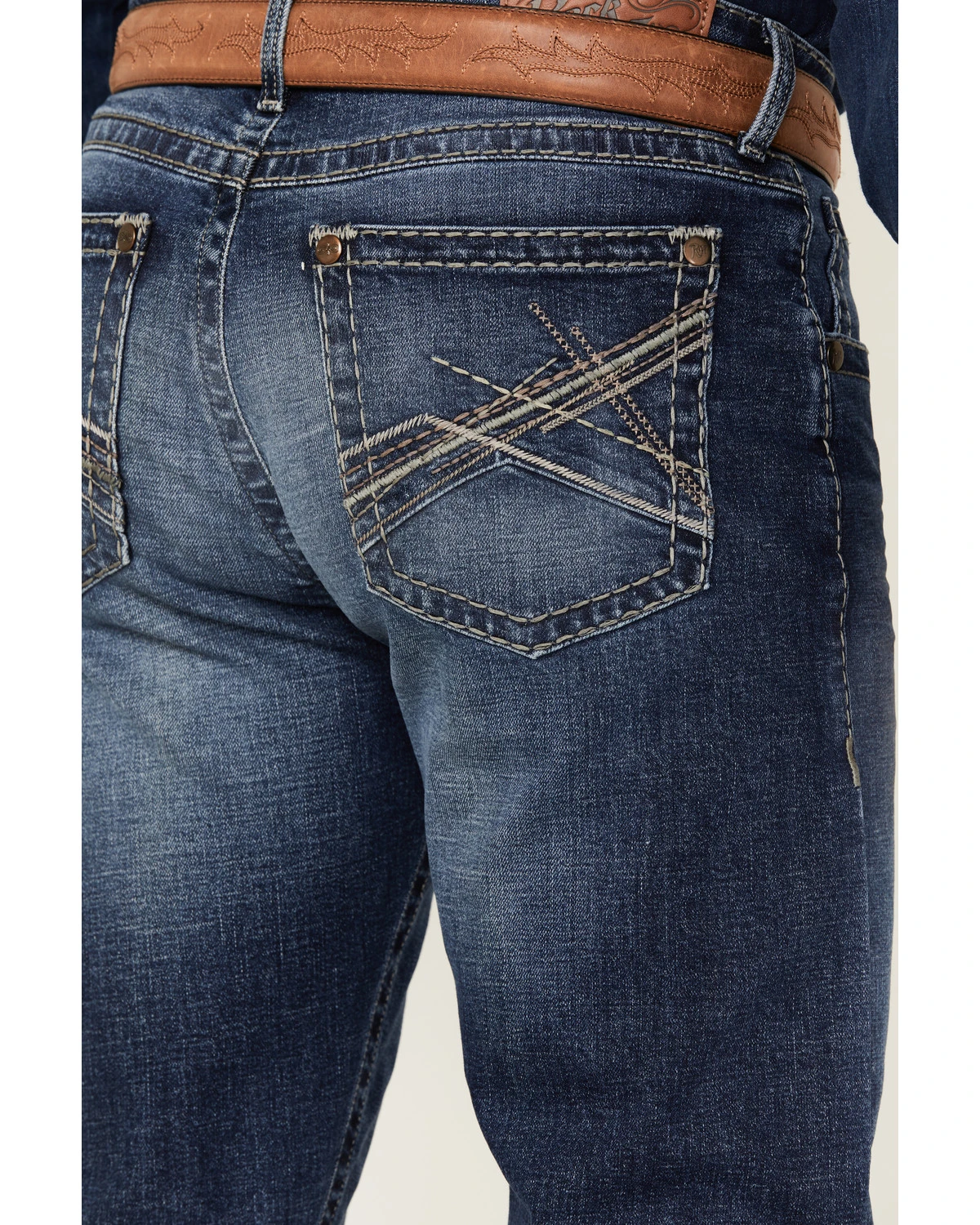 Rock 47 By Wrangler Slim Fit Bootcut Stretch Denim Jeans - Image 4