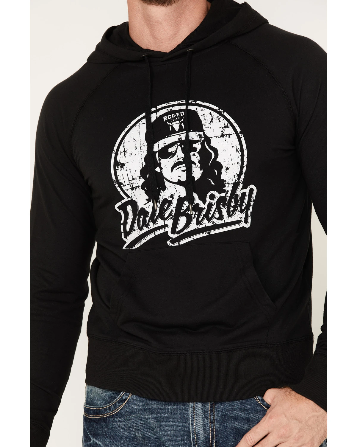 Rock & Roll Denim Men's Dale Brisby Logo Graphic Hooded Sweatshirt - Image 3
